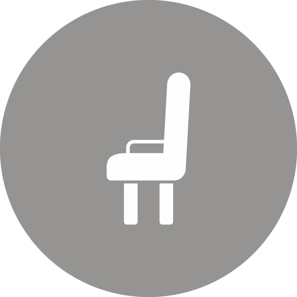 Dining Chair Icon Design Symbol vector