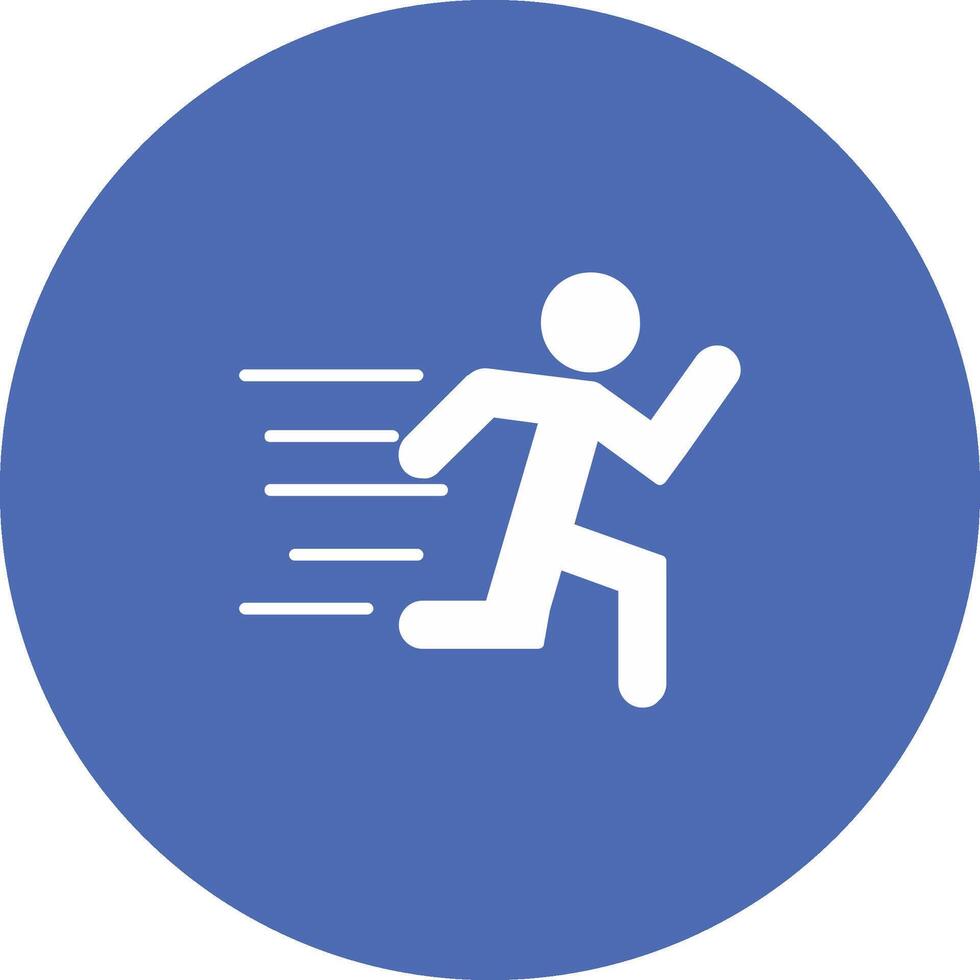 Running Icon Design Symbol vector