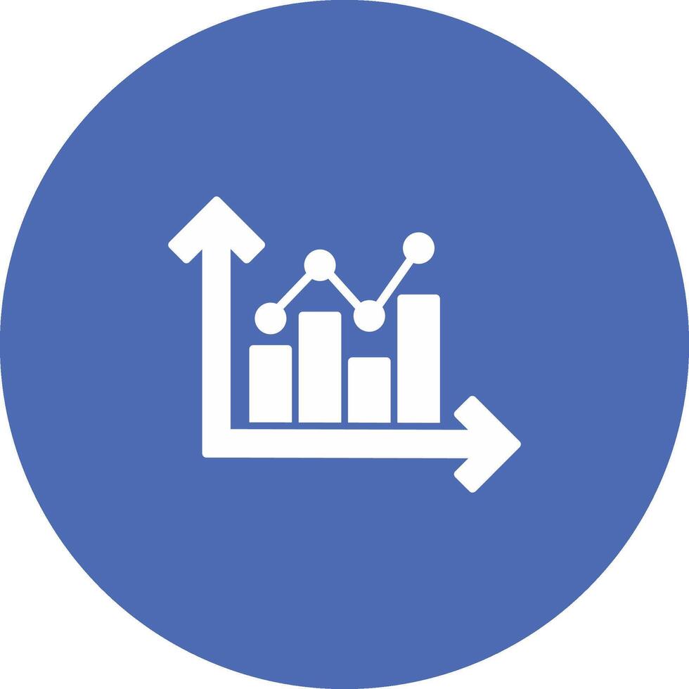 Growth Chart Icon Design Symbol vector
