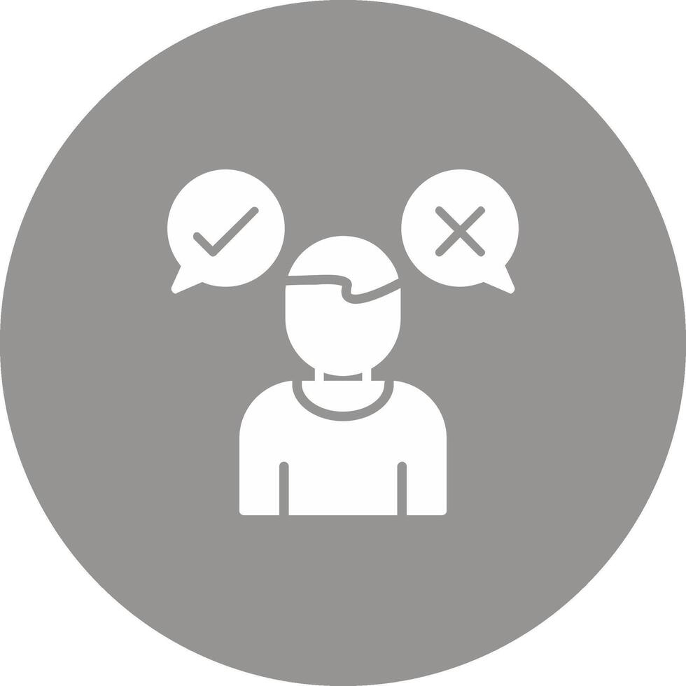 Decision Marker Icon Design Symbol vector