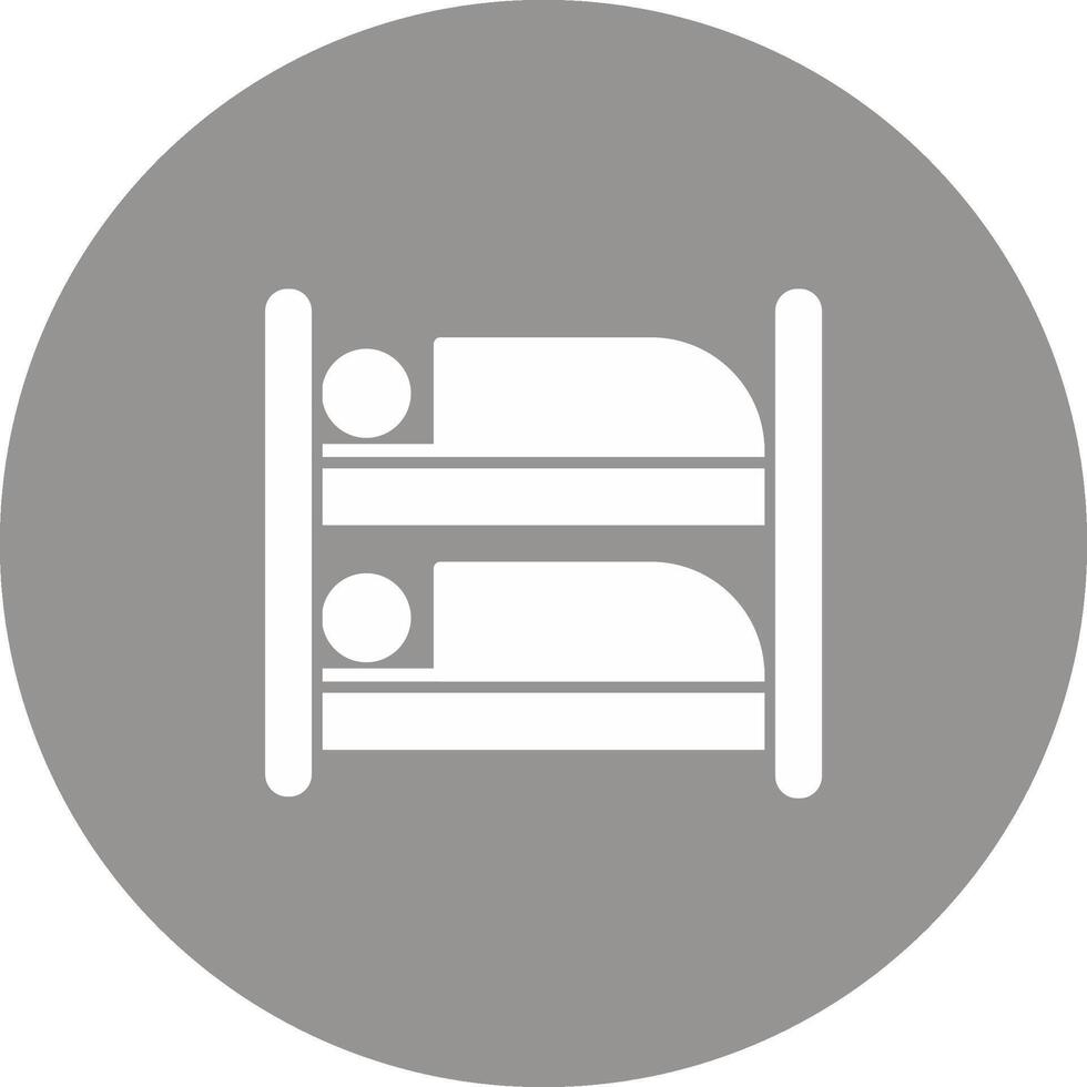 Bunk Bed Icon Design Symbol vector