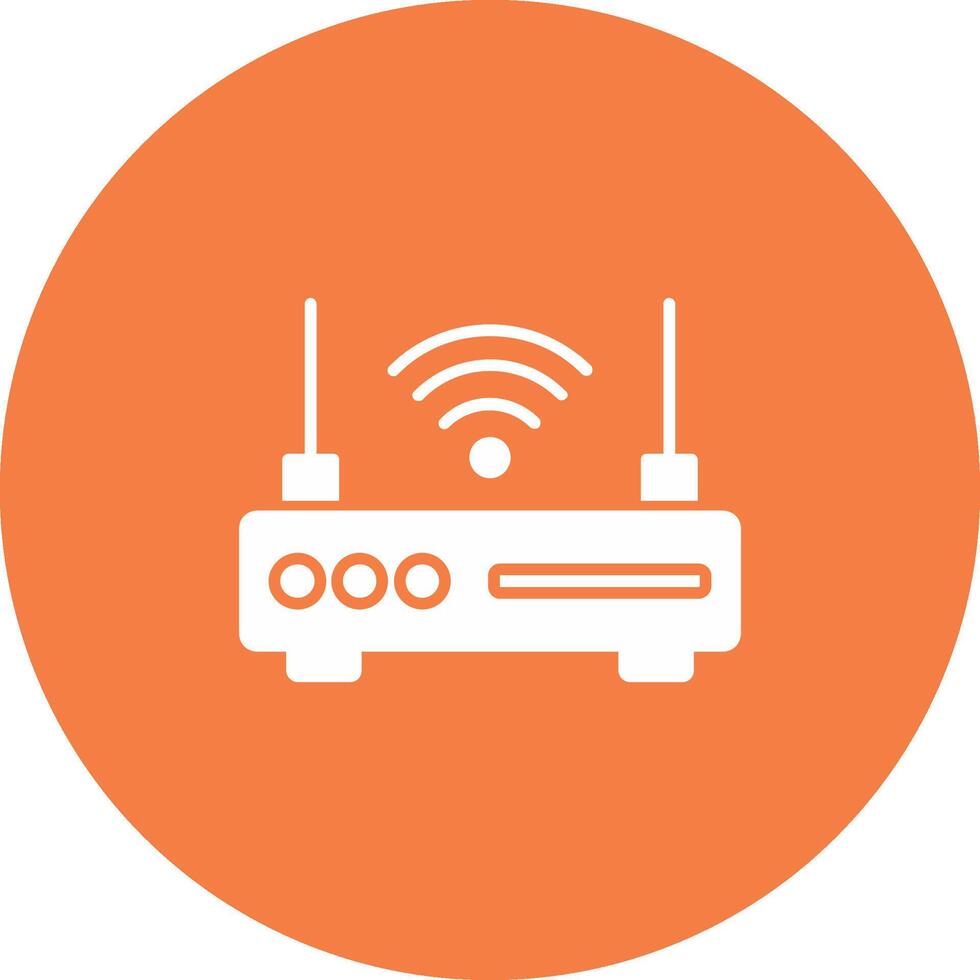 Router Icon Design Symbol vector