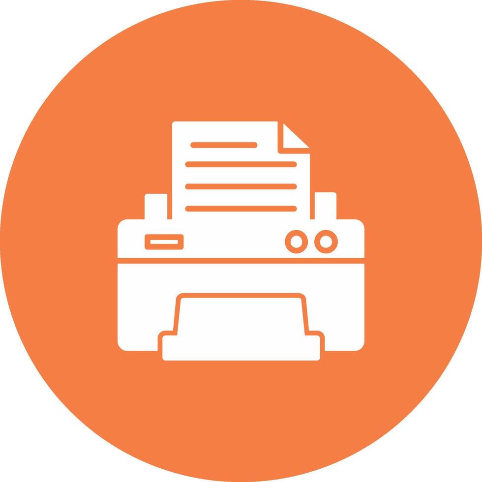 Printer Icon Design Symbol vector