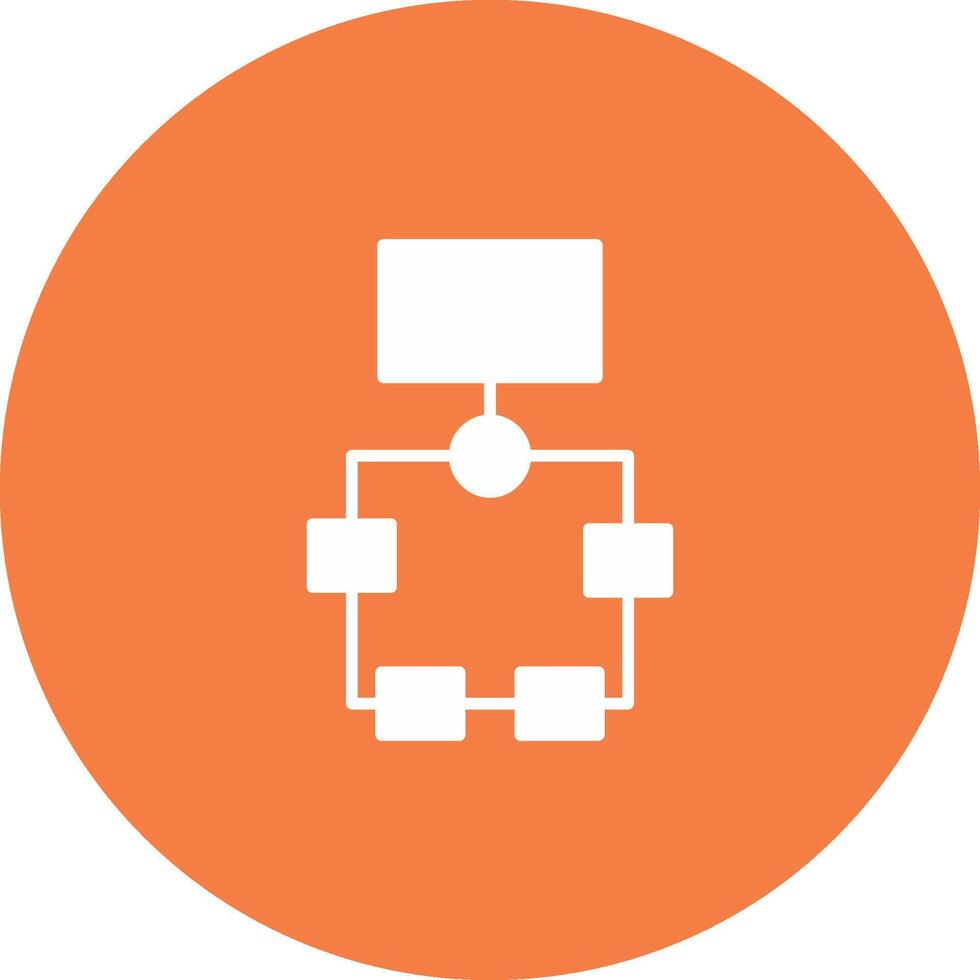 Flowchart Icon Design Symbol vector