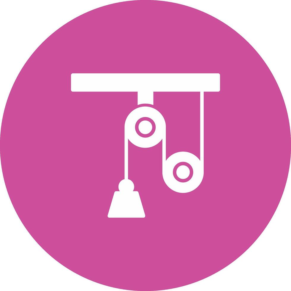 Pulley Icon Design Symbol vector
