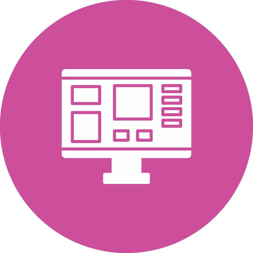 Mood Board Icon Design Symbol vector