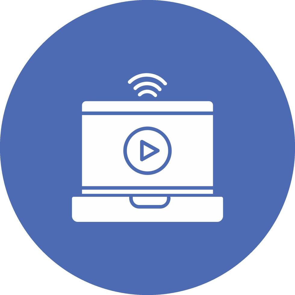Online Streaming Icon Design Symbol vector