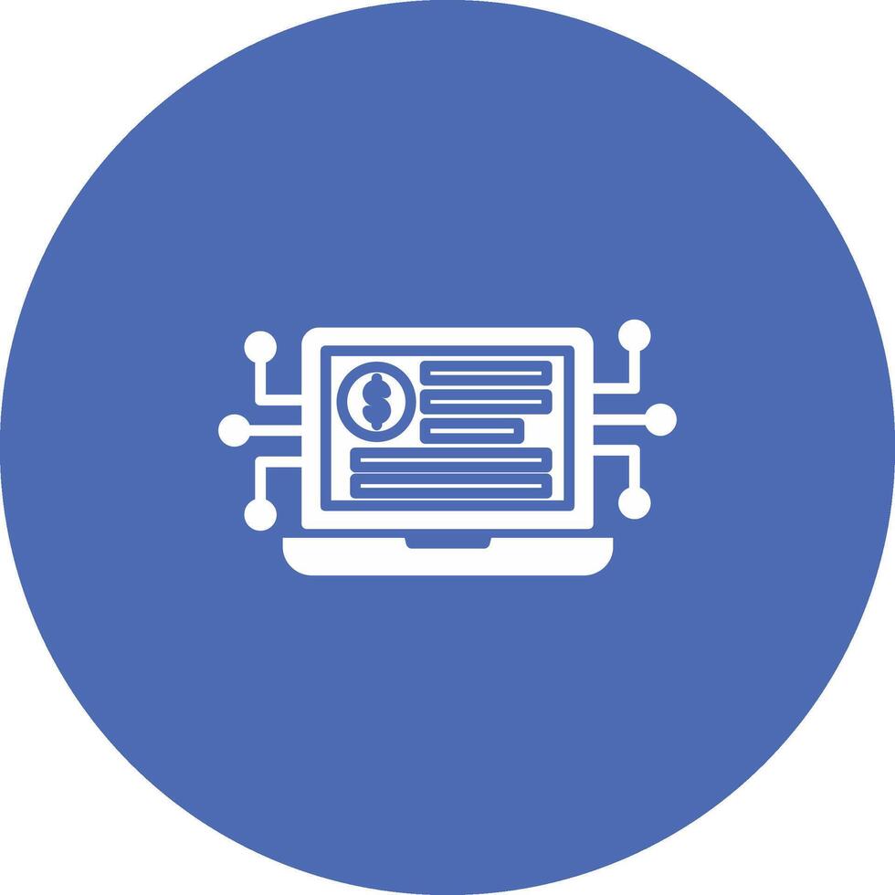 Digital Asset Icon Design Symbol vector