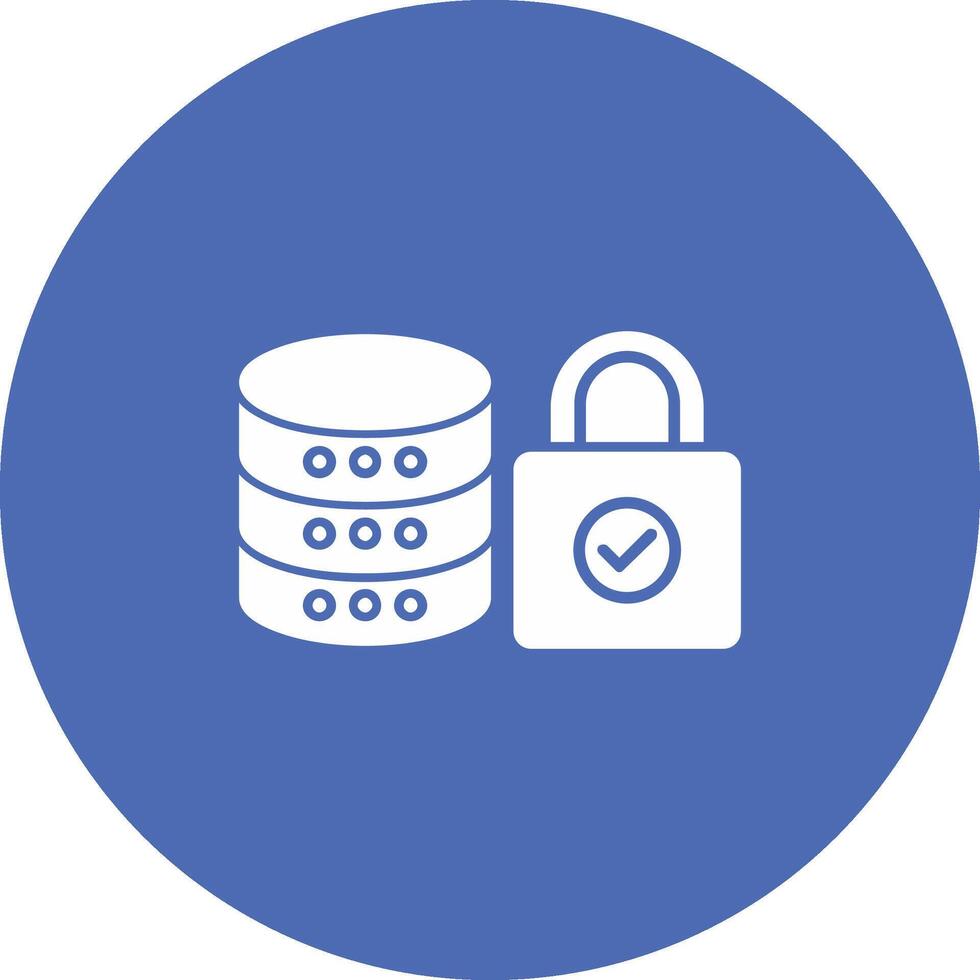 Database Icon Design Symbol vector
