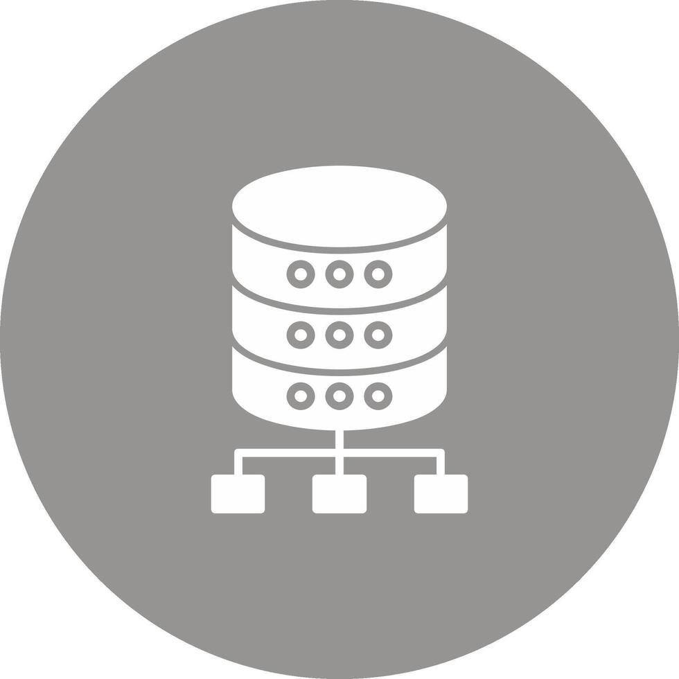 Database Icon Design Symbol vector