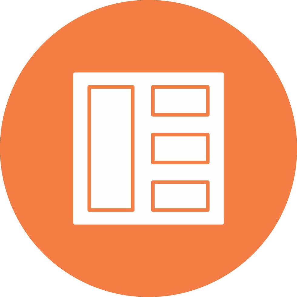 Grid Icon Design Symbol vector