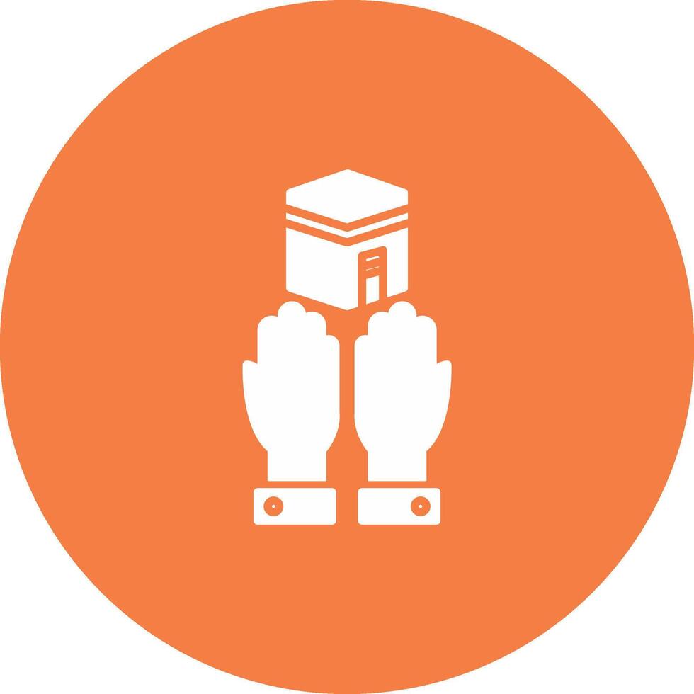 Prayer Icon Design Symbol vector