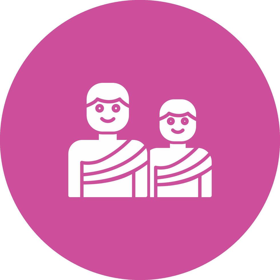 Pilgrims Icon Design Symbol vector