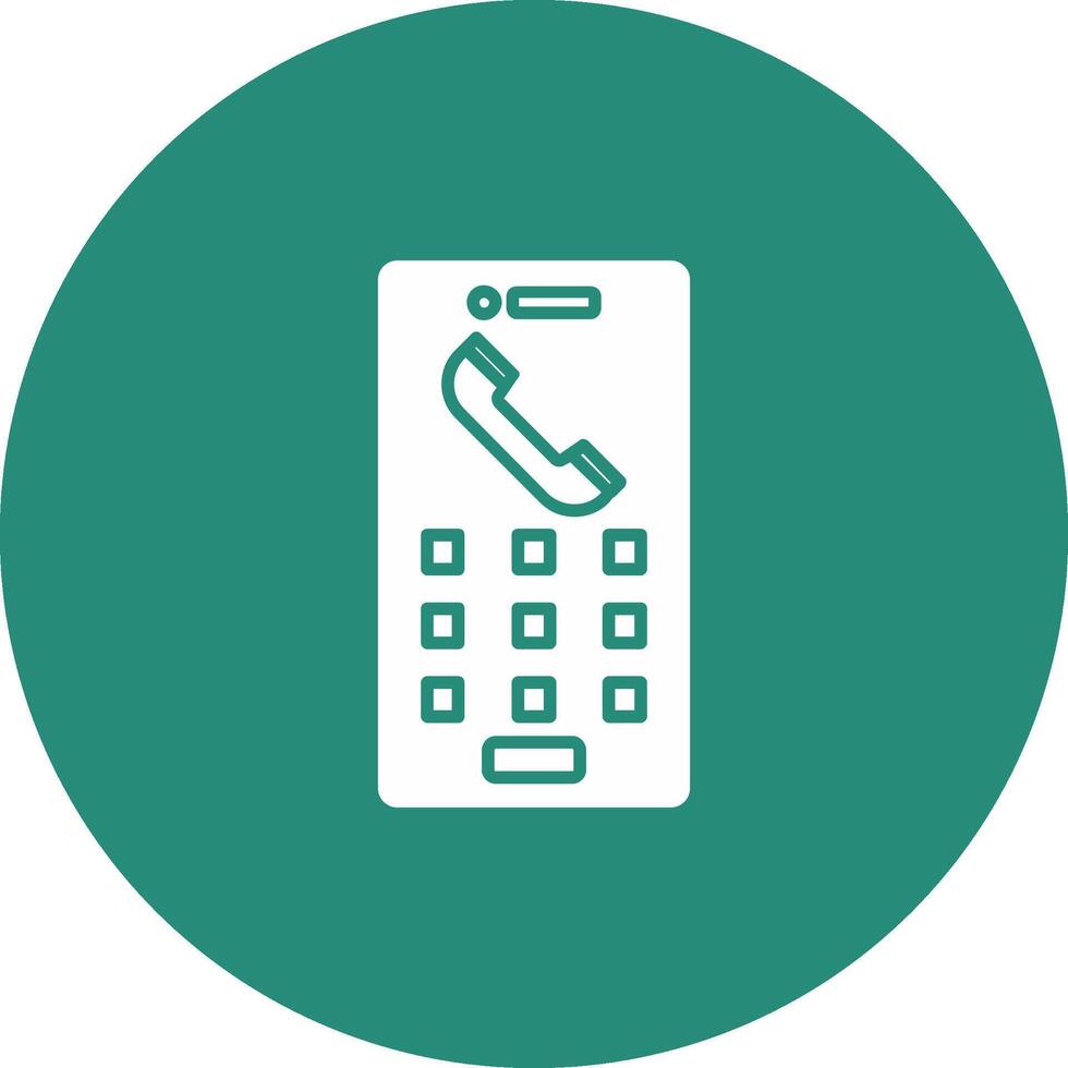 Keypad Icon Design Symbol vector