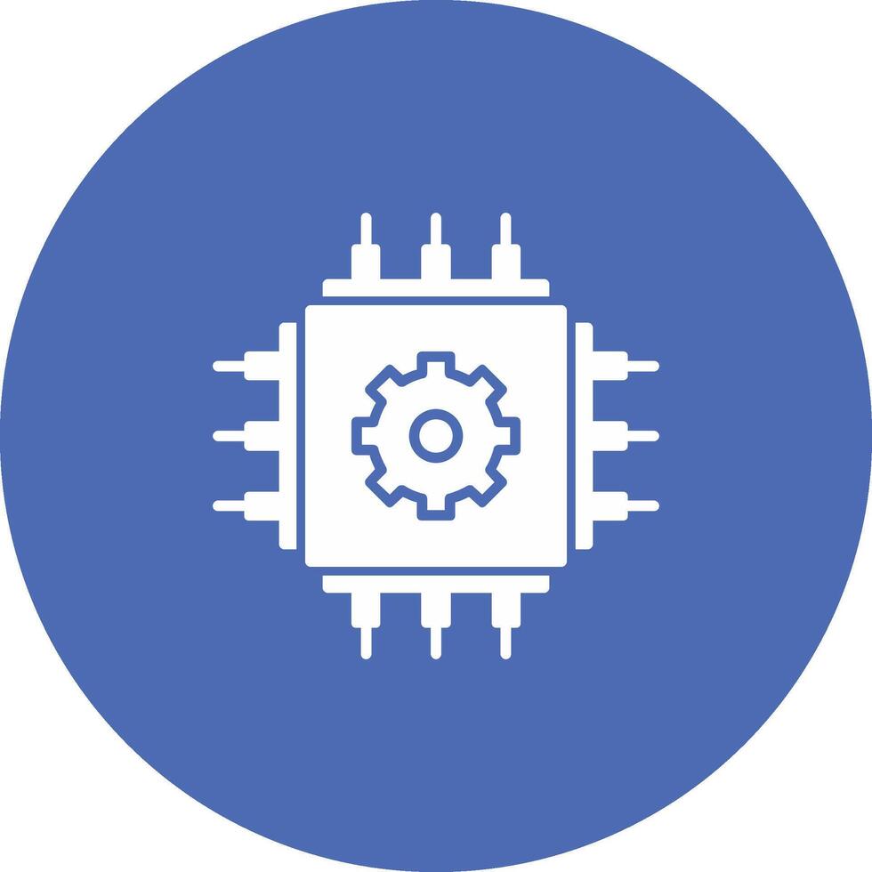 Cpu Icon Design Symbol vector