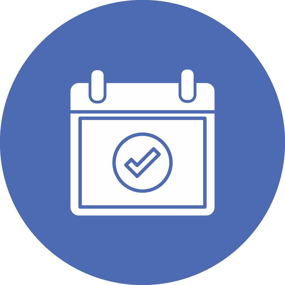 Correct Icon Design Symbol vector
