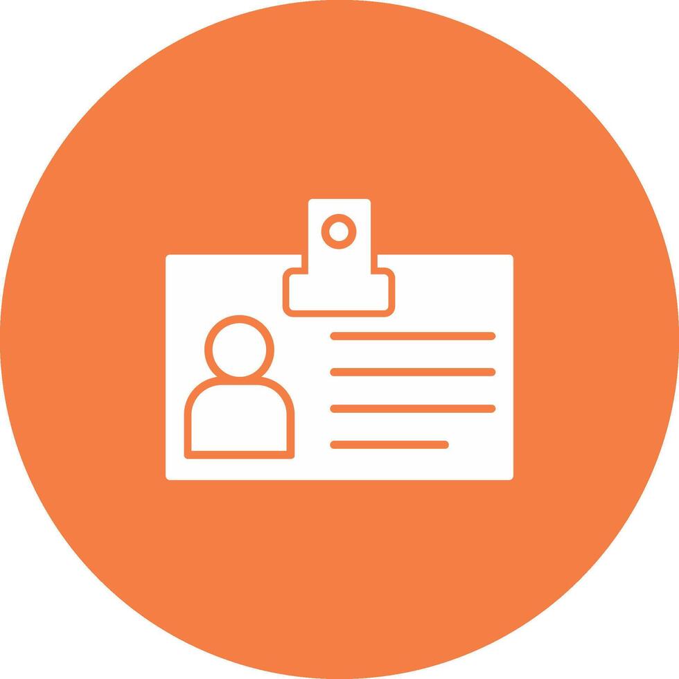 Identification Card Icon Design Symbol vector
