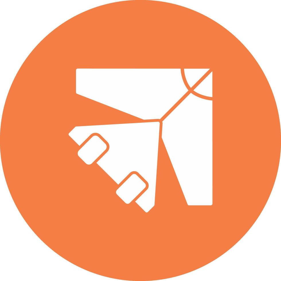 Glider Icon Design Symbol vector