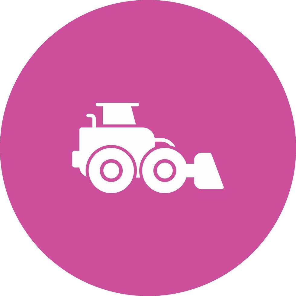 Front Loader Icon Design Symbol vector