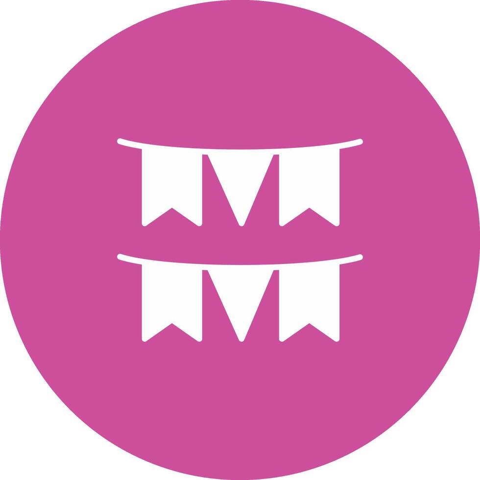 Garland Icon Design Symbol vector