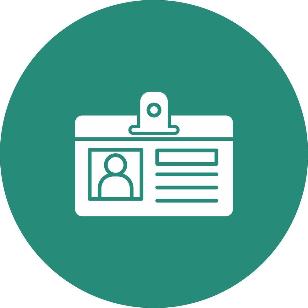 Identification Card Icon Design Symbol vector