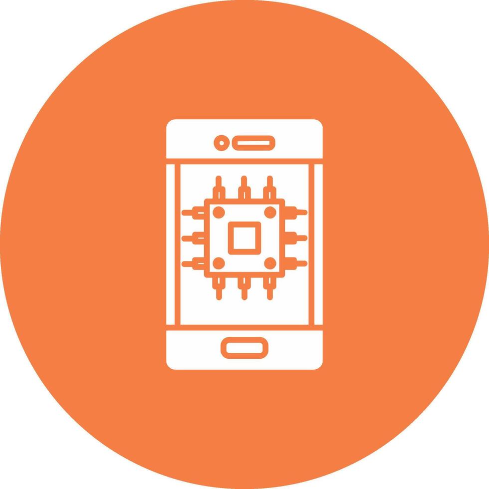 Cpu Icon Design Symbol vector