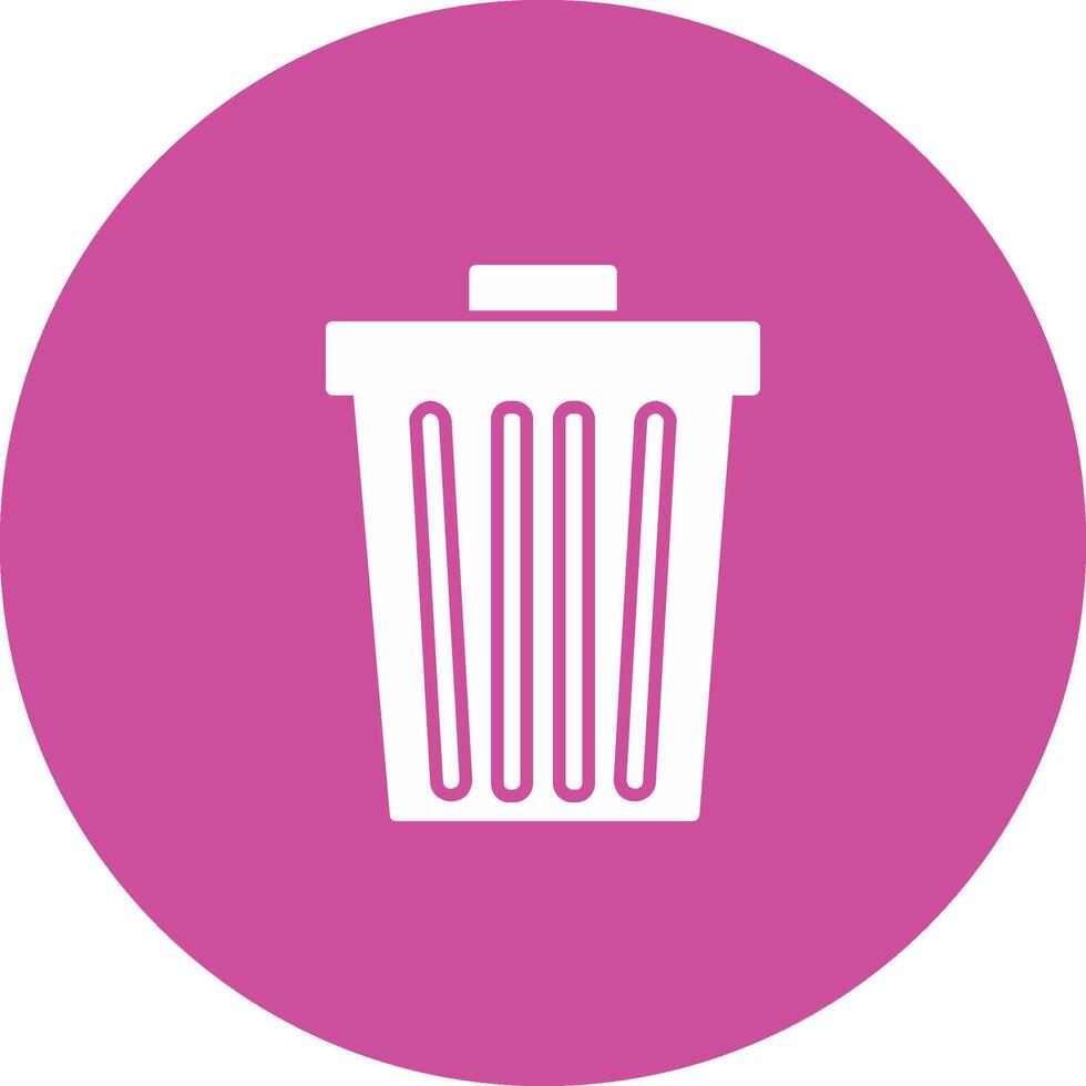 Dustbin Icon Design Symbol vector