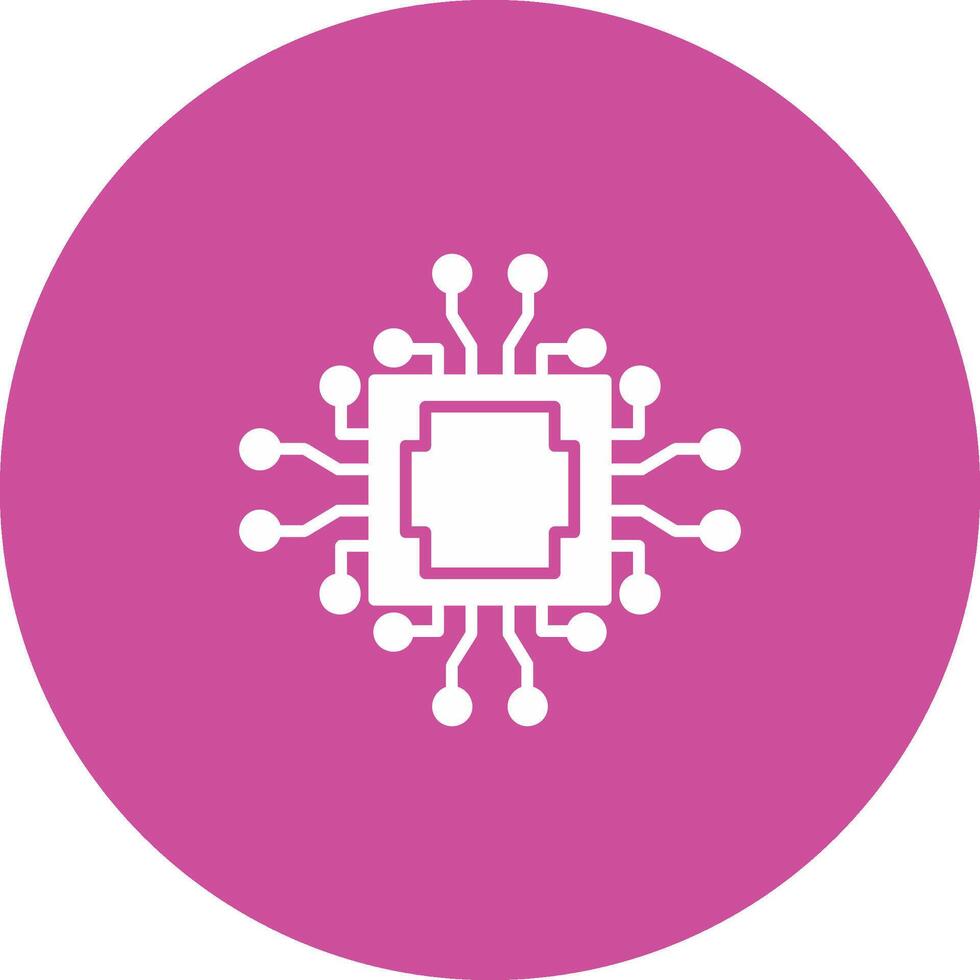 Cpu Icon Design Symbol vector