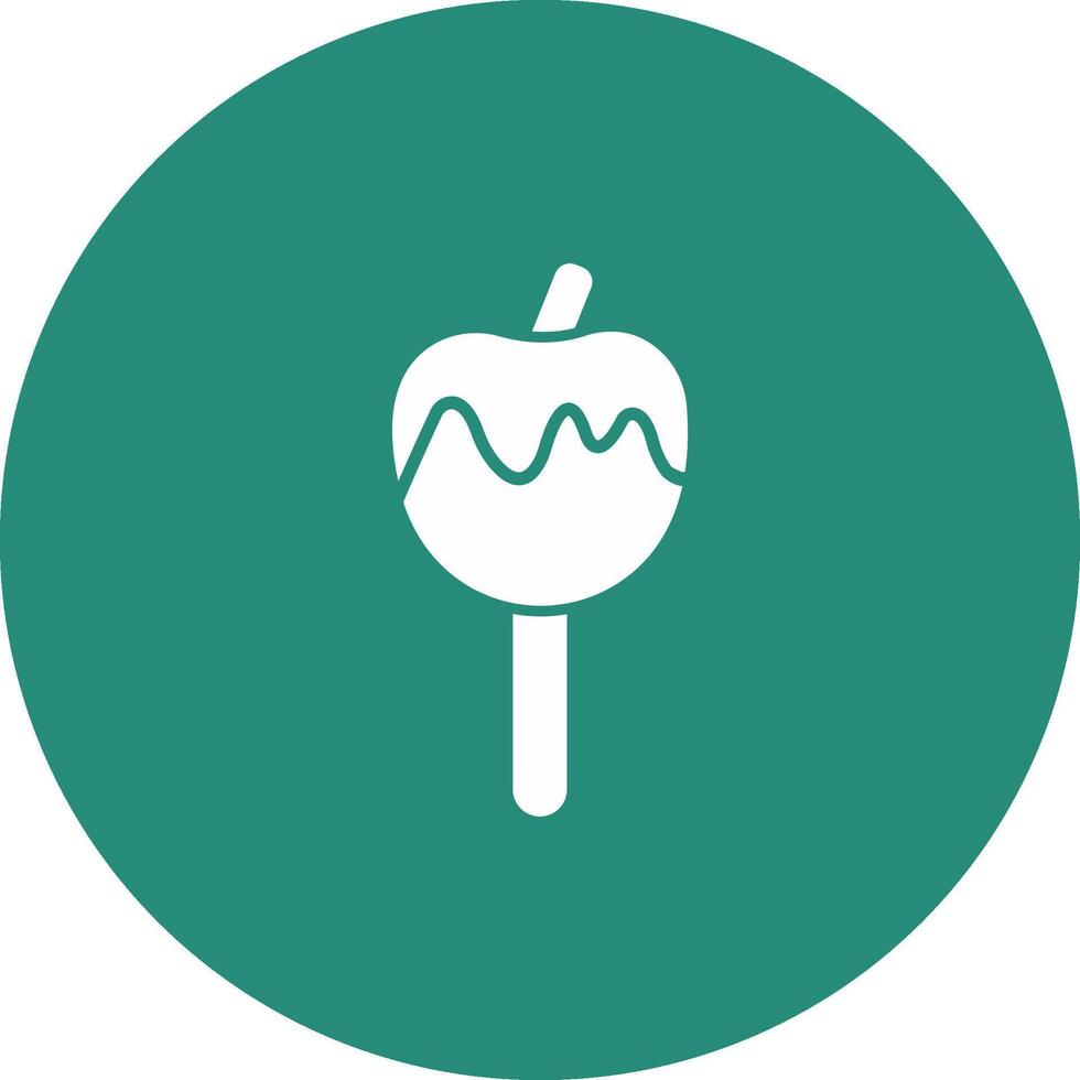 Caramelized Apple Icon Design Symbol vector