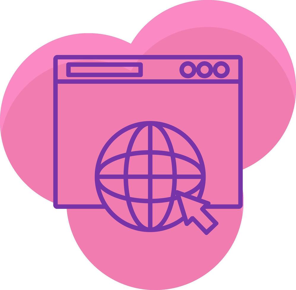 Web Page Icon Design Symbol vector