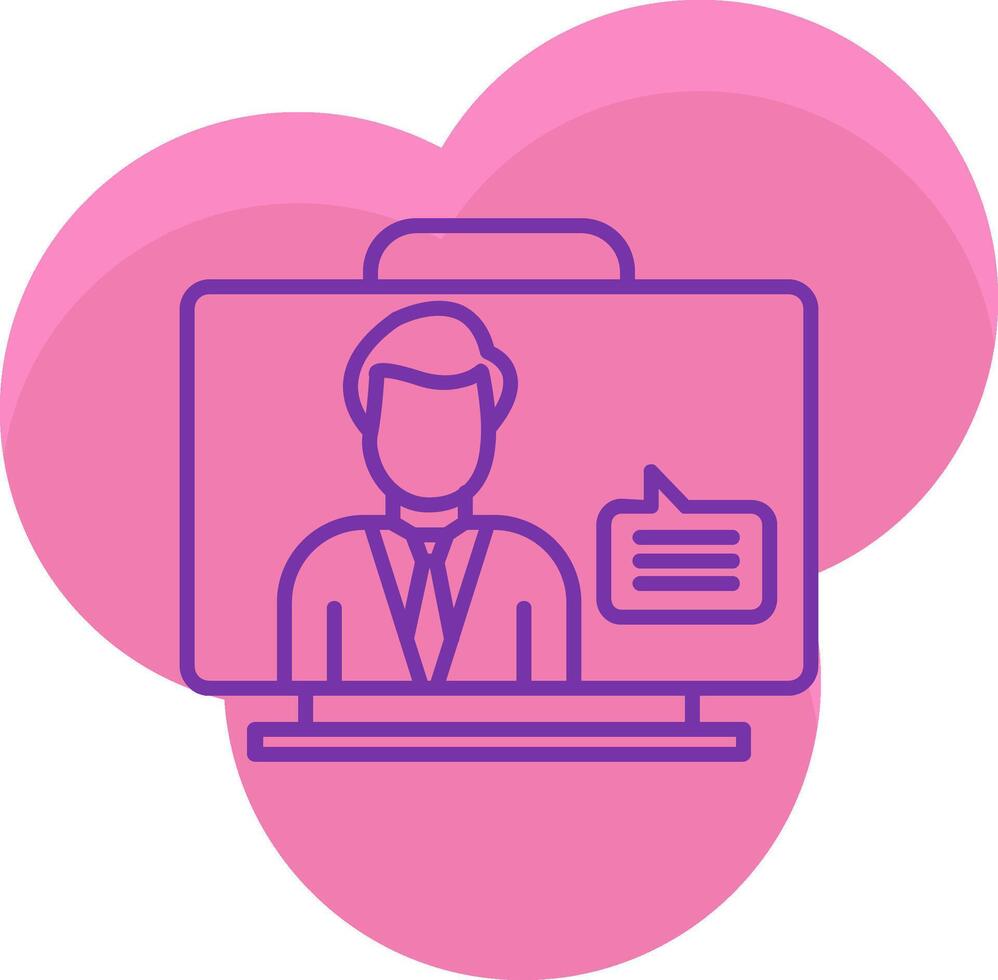 Virtual Assistant Icon Design Symbol vector