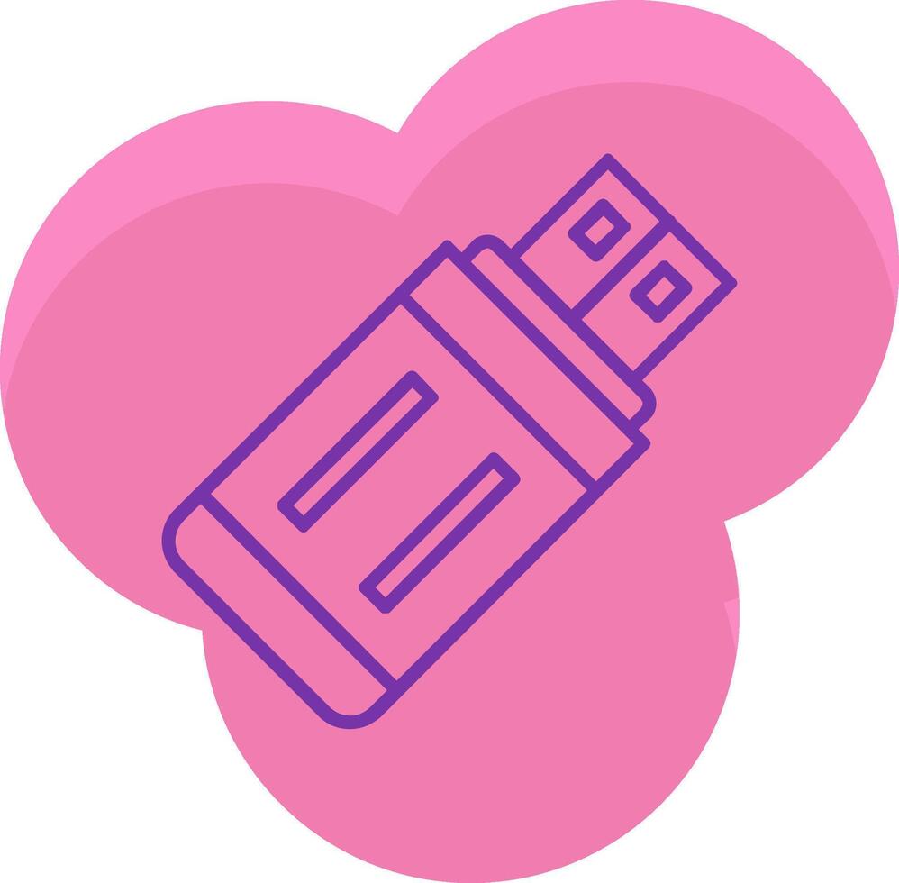Usb Flash Drive Icon Design Symbol vector