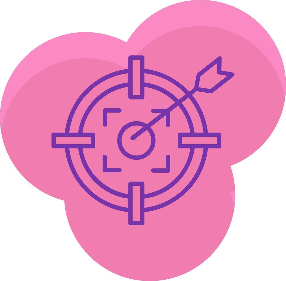 Target Icon Design Symbol vector