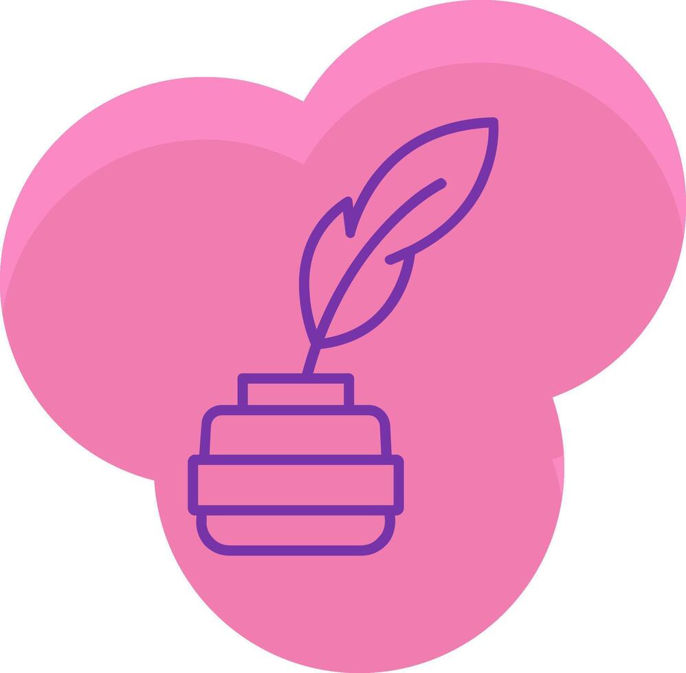Quill Icon Design Symbol vector