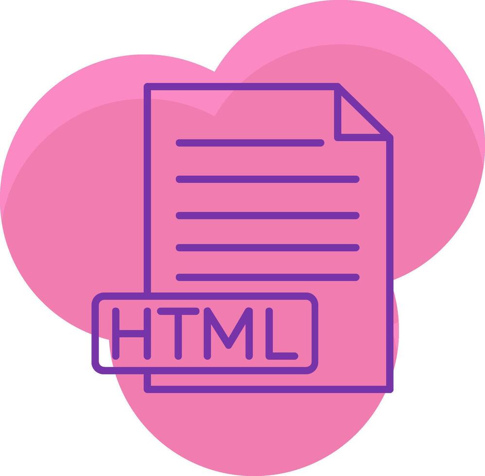 HTML Icon Design Symbol vector