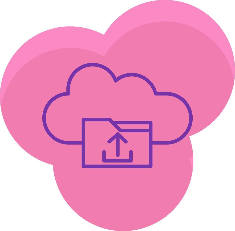 Upload File Icon Design Symbol vector