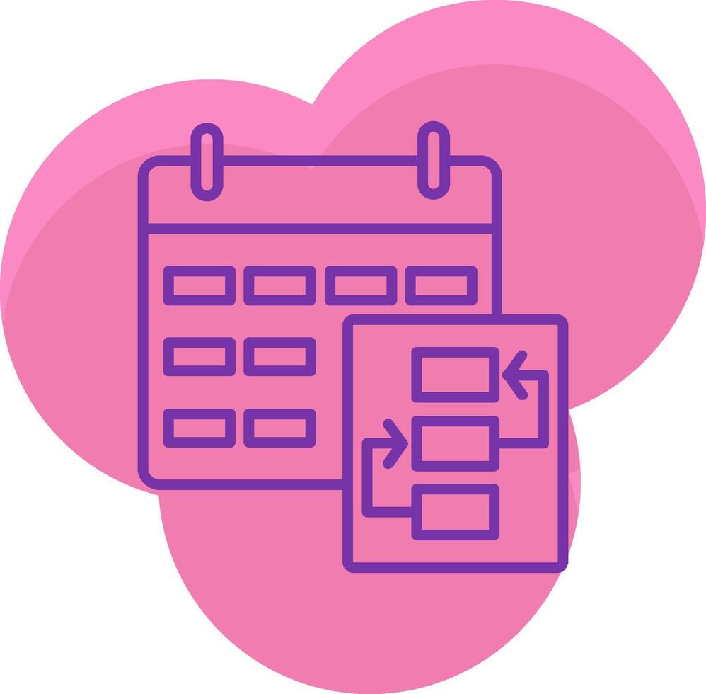 Plan Icon Design Symbol vector