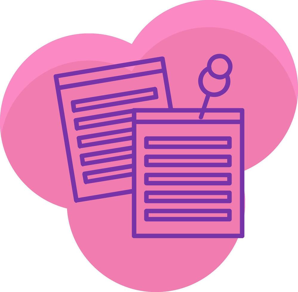 Sticky Notes Icon Design Symbol vector