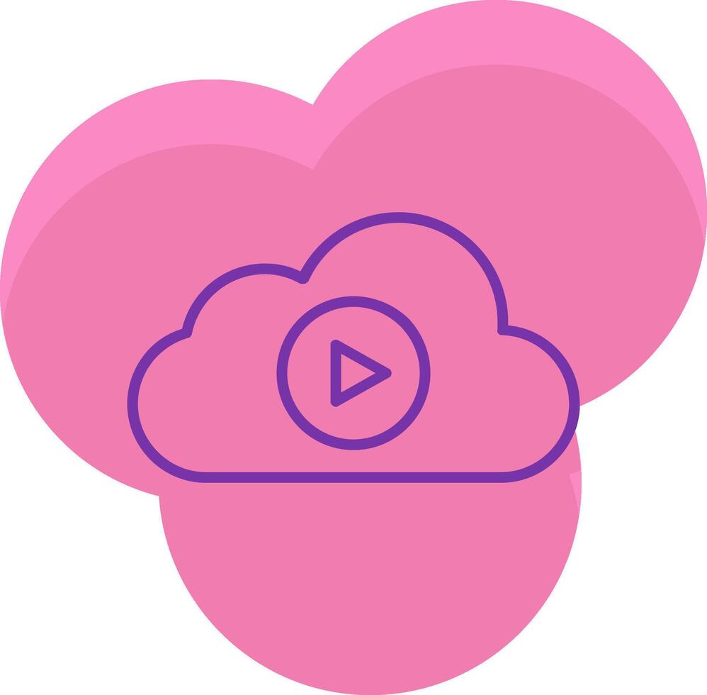 Streaming Icon Design Symbol vector