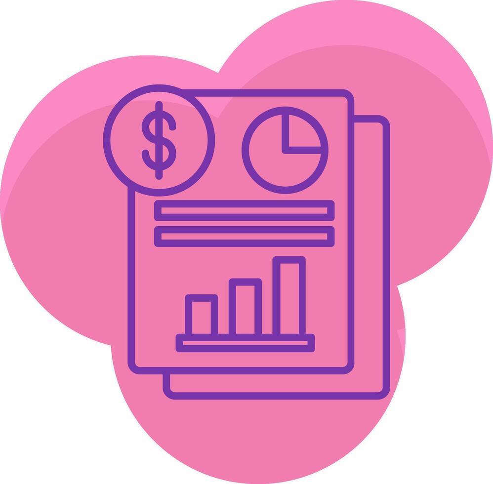 Income Statement Icon Design Symbol vector