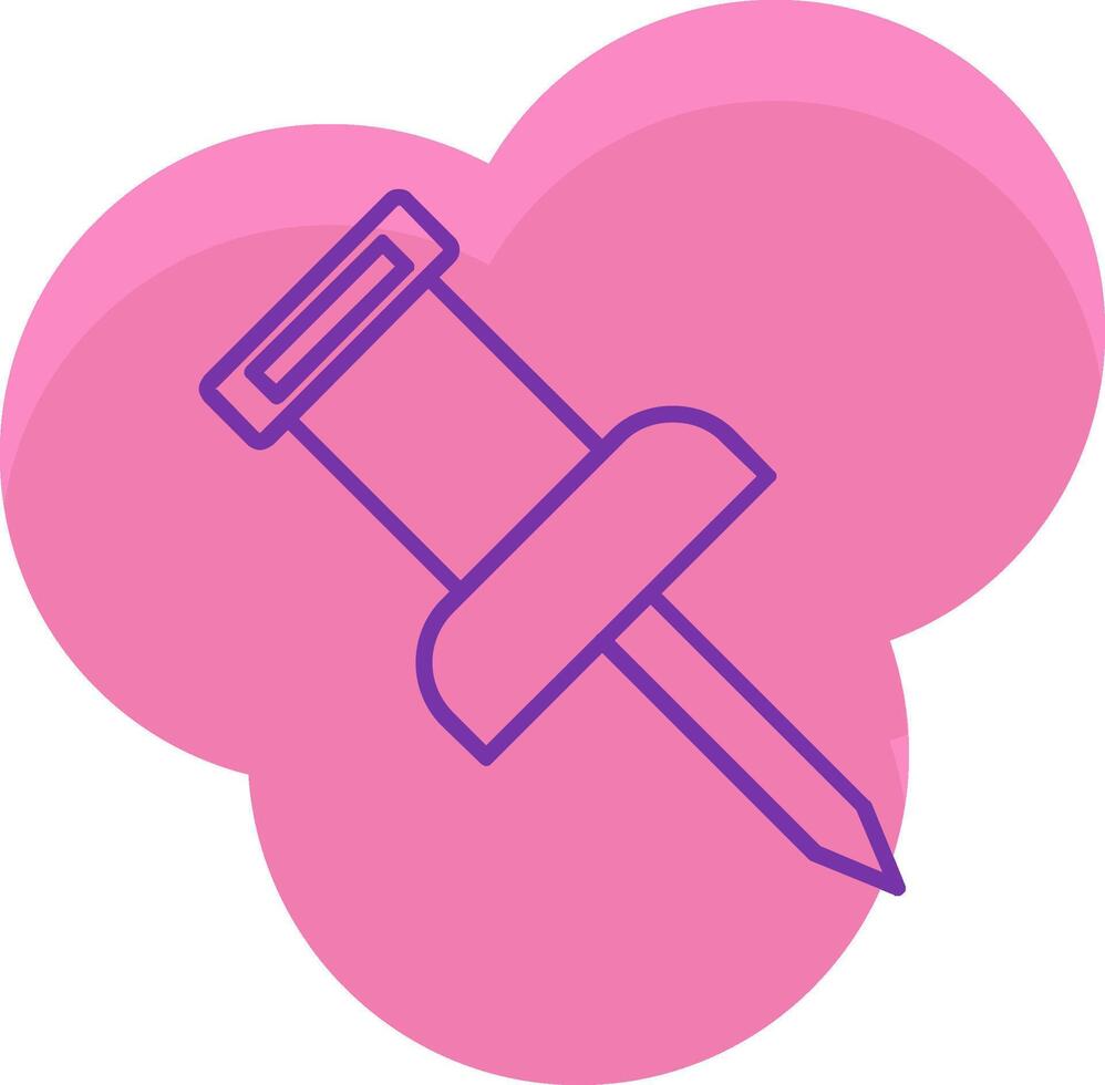 Push Pin Icon Design Symbol vector