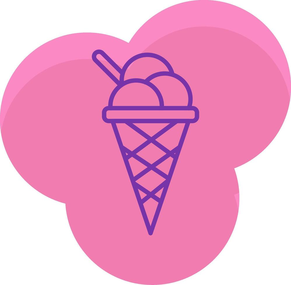 Ice Cream Icon Design Symbol vector