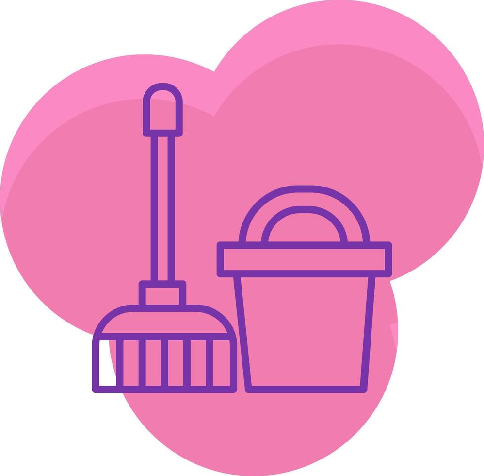 Mop Icon Design Symbol vector