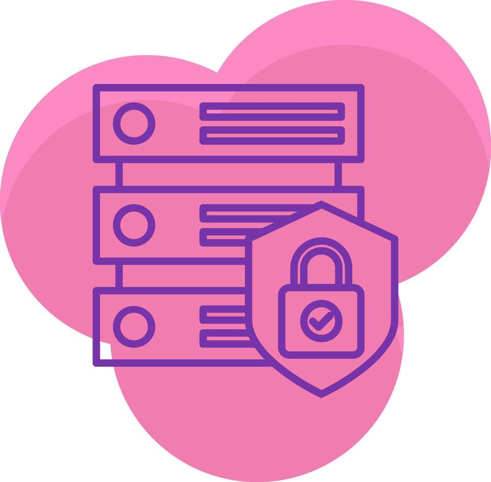 Database Icon Design Symbol vector