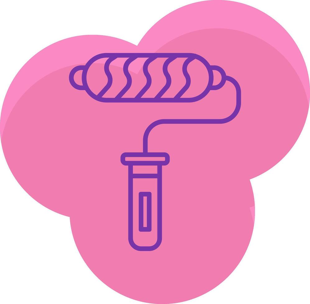 Paint Roller Icon Design Symbol vector