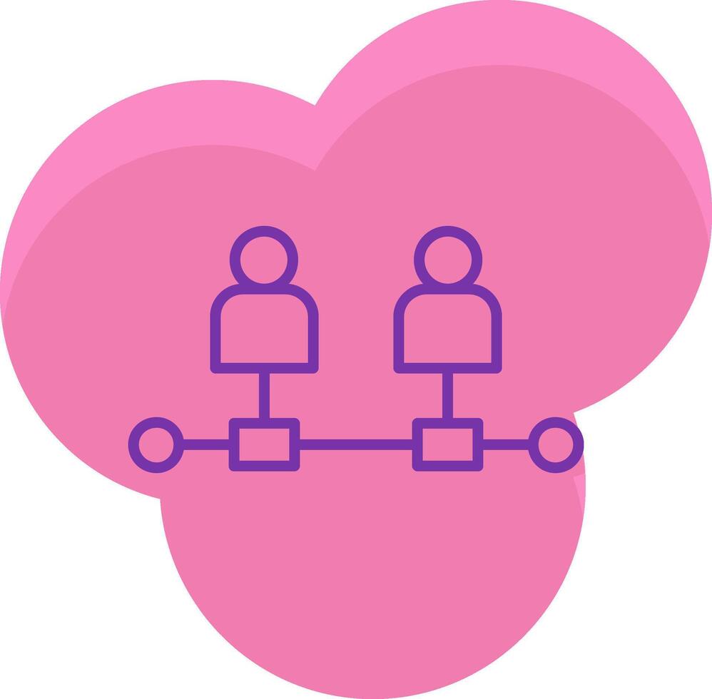 Network Connection Icon Design Symbol vector