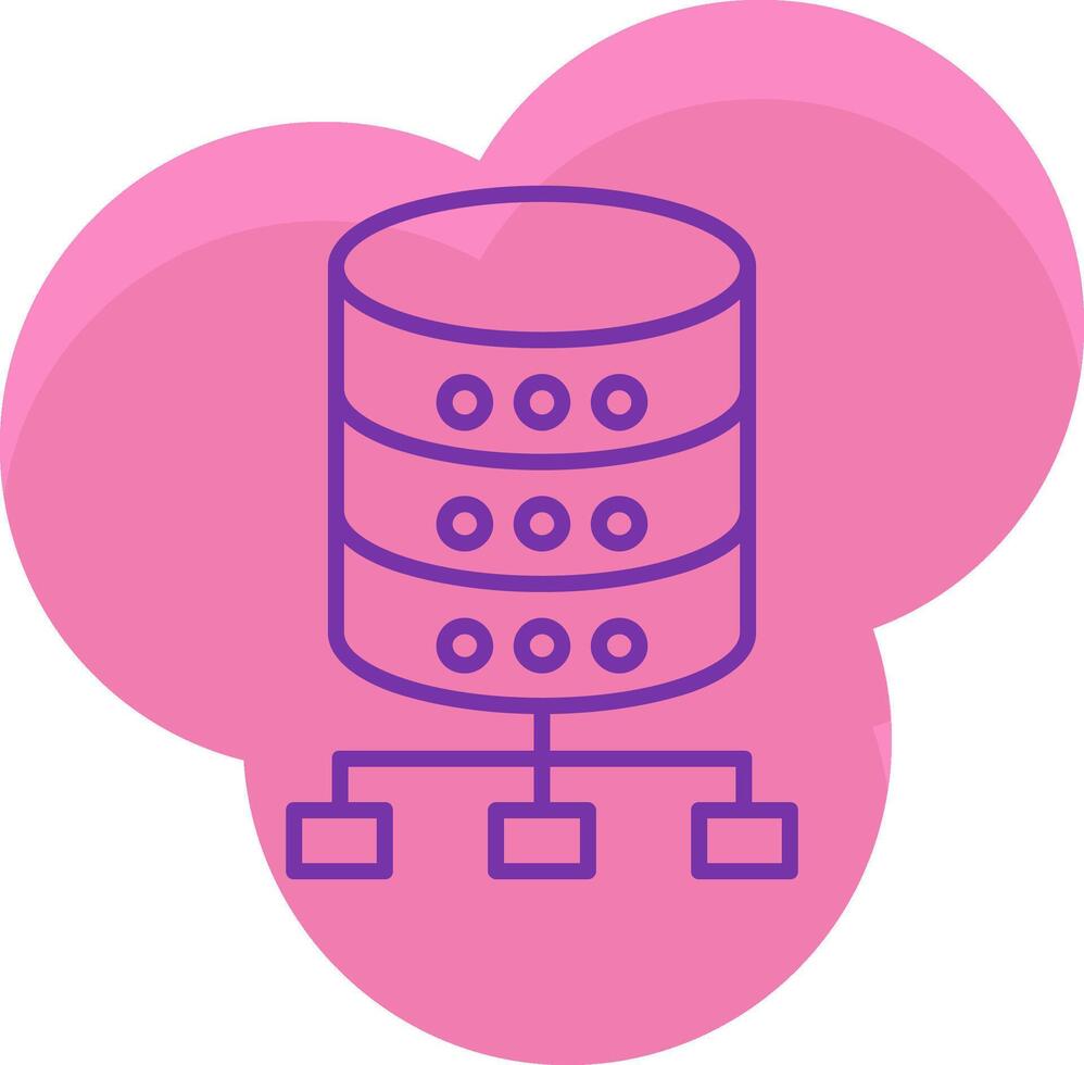 Database Icon Design Symbol vector
