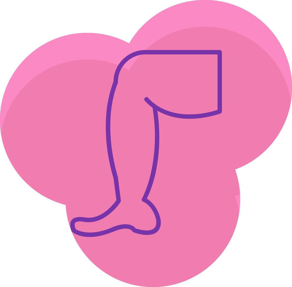 Leg Icon Design Symbol vector