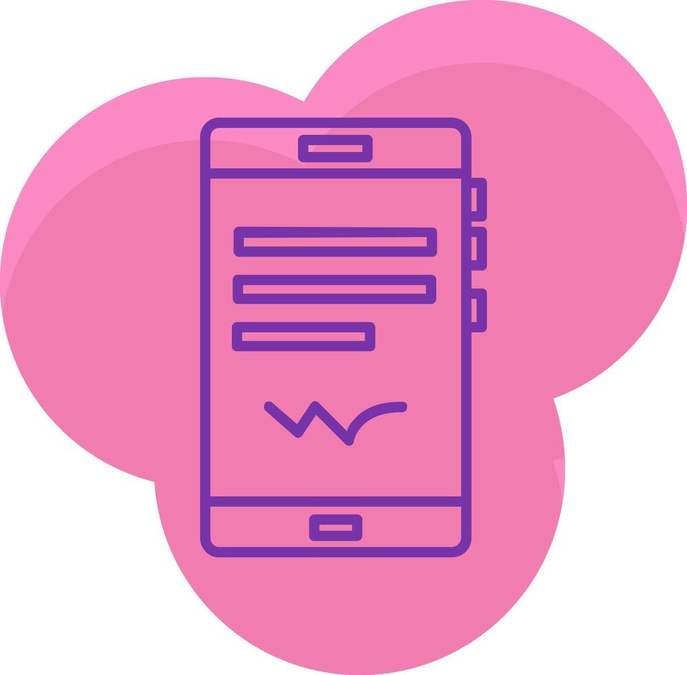 E Signature Icon Design Symbol vector