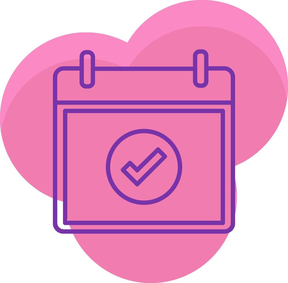 Correct Icon Design Symbol vector